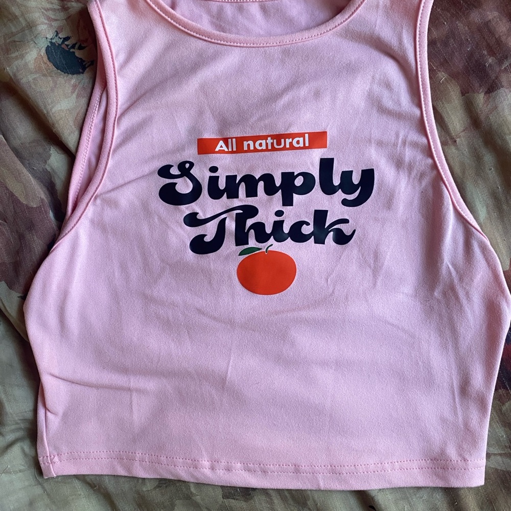 Simply Thick Pink Women's Tank Top
